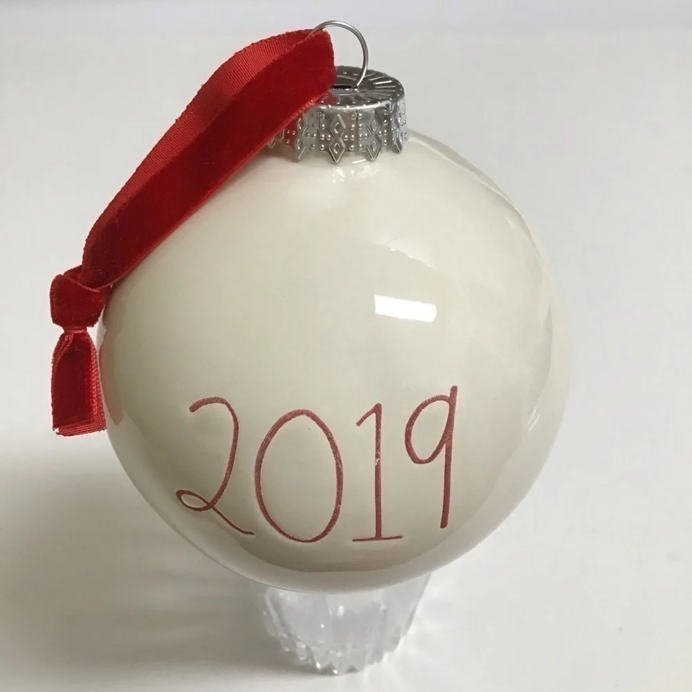 Rae Dunn Christmas Tree Ornament 2019 Artisan Collection by Magenta Big Ceramic